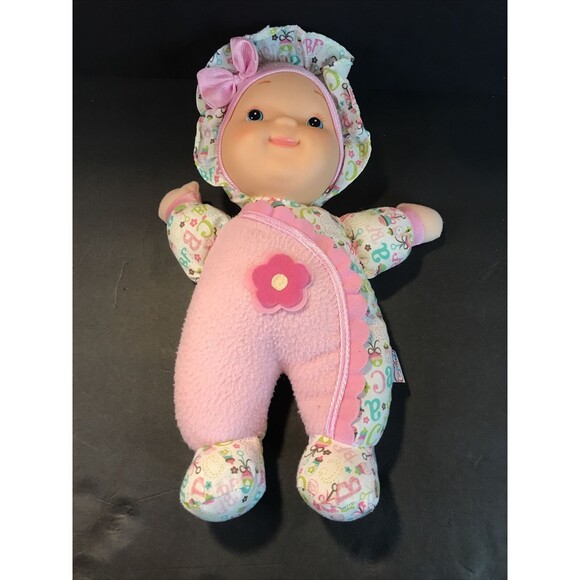 Lullabye Baby Doll Baby's First Goldberger Toy Co. Plays Songs Works 14" Tall - Picture 1 of 9